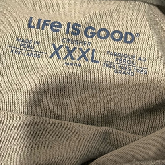 🩵 LIFE IS GOOD Relief Pitcher T-Shirt - (XXXL) - NWT - Picture 2 of 8